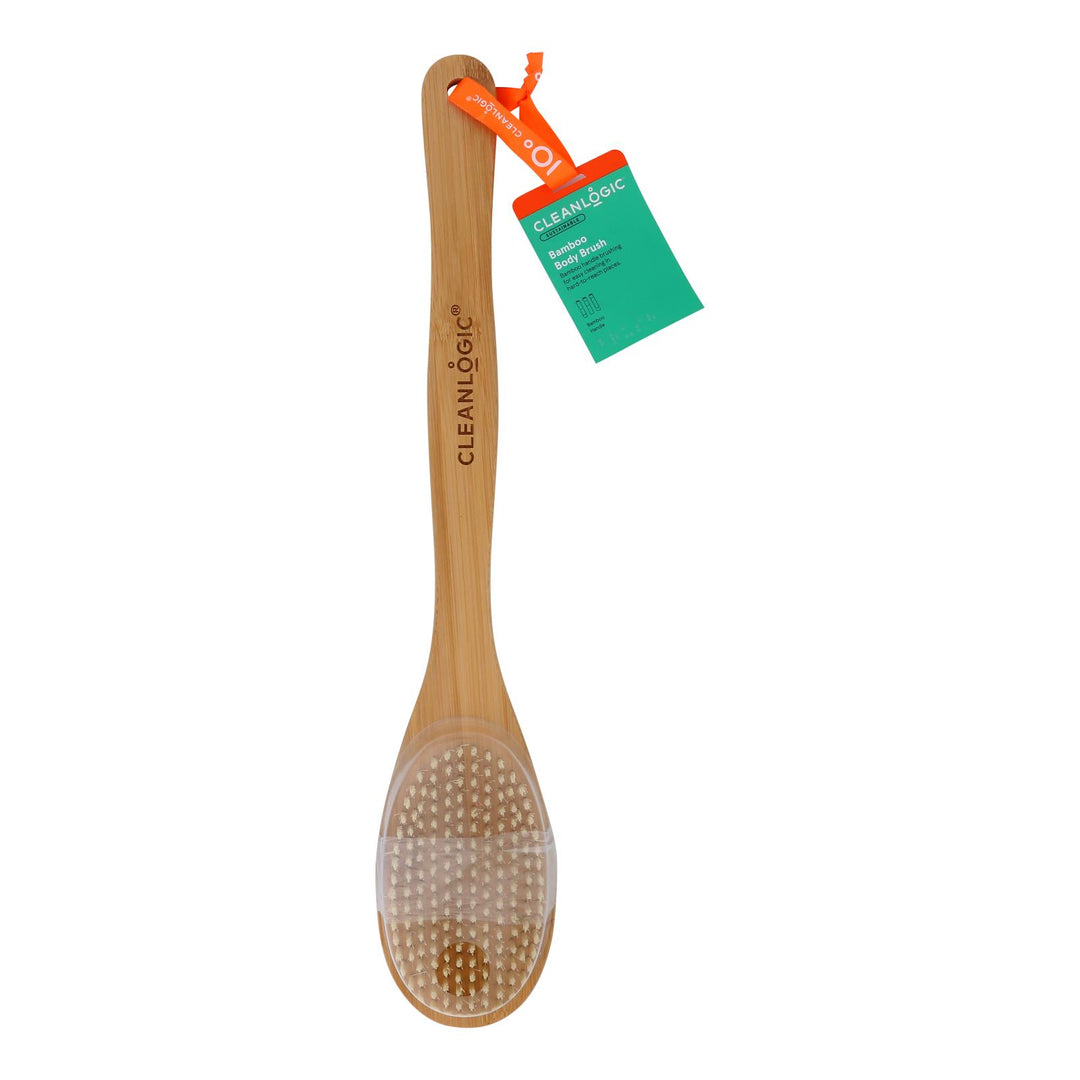 Cleanlogic - Bristle Bath Brush - 1 Ct - Maras Green